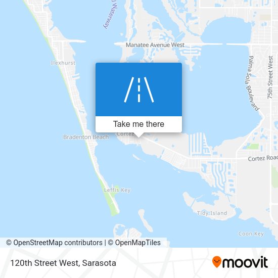 Mapa de 120th Street West