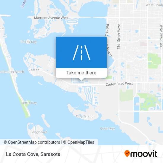 La Costa Cove map