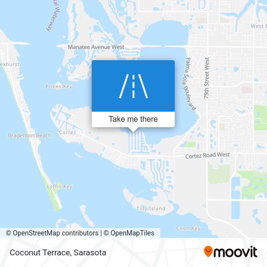 Mapa de Coconut Terrace