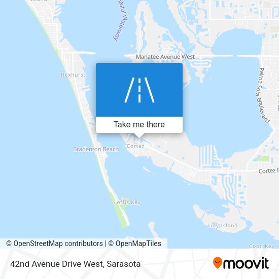 42nd Avenue Drive West map