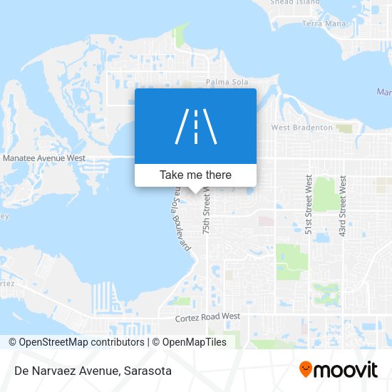 De Narvaez Avenue map