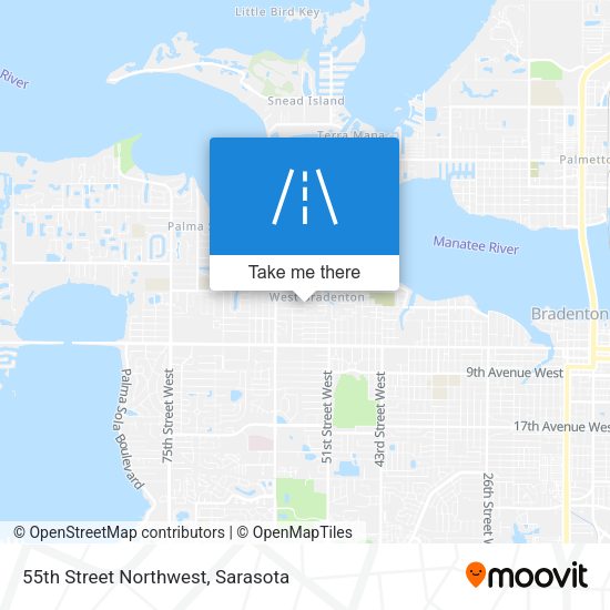 Mapa de 55th Street Northwest