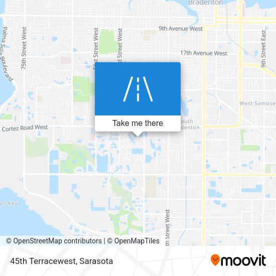 45th Terracewest map