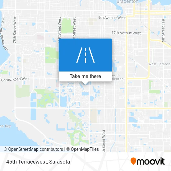 45th Terracewest map