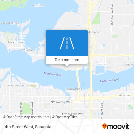 Mapa de 4th Street West