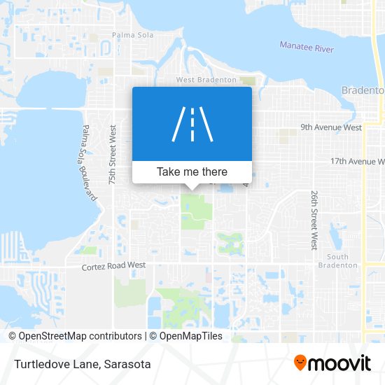 Mapa de Turtledove Lane