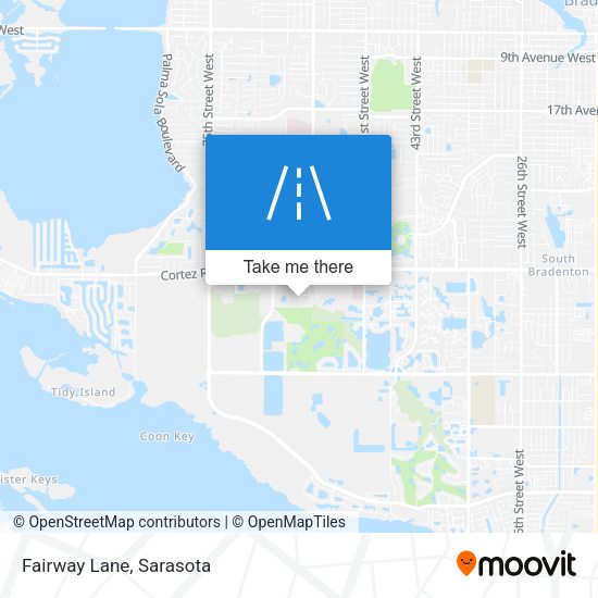 Mapa de Fairway Lane