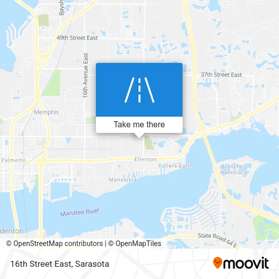 16th Street East map