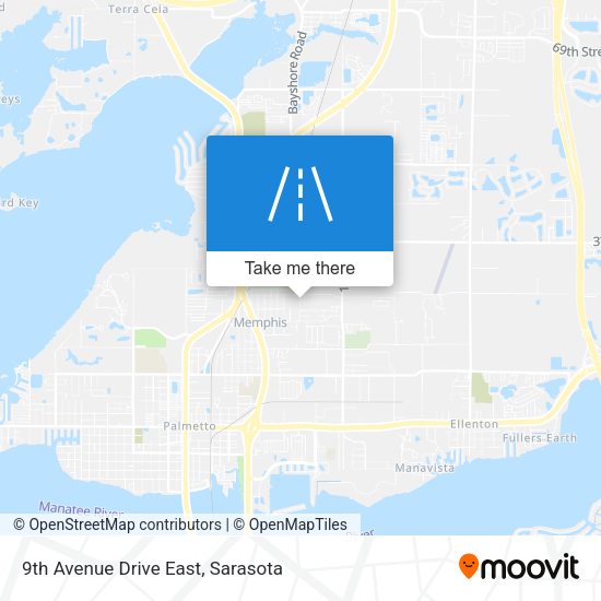 9th Avenue Drive East map