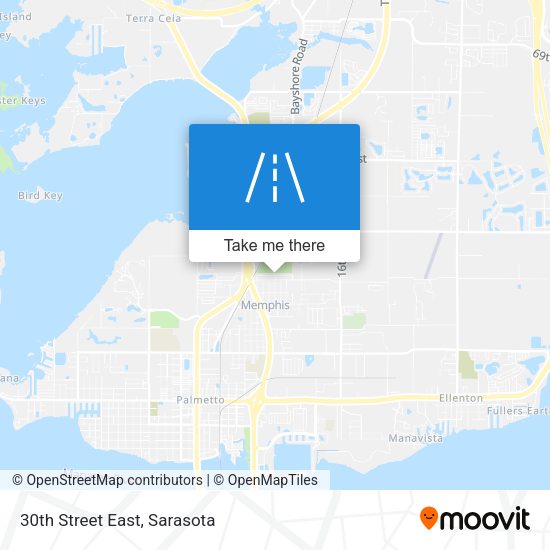 Mapa de 30th Street East
