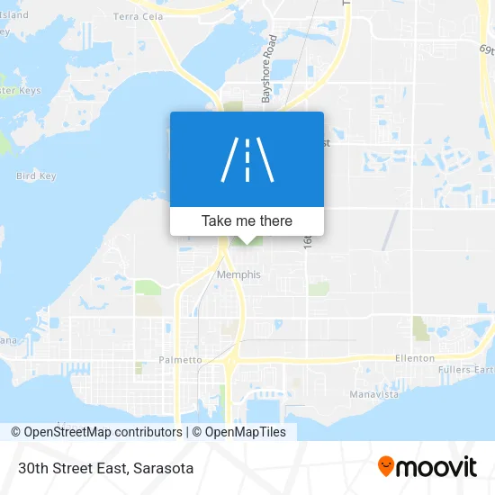 30th Street East map