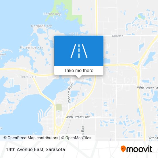 14th Avenue East map