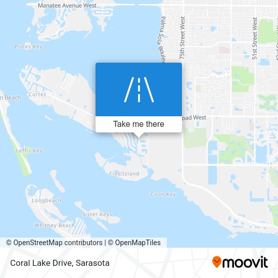 Coral Lake Drive map
