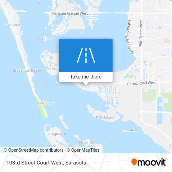 Mapa de 103rd Street Court West