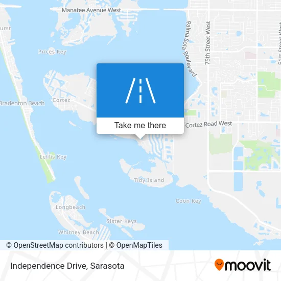 Independence Drive map