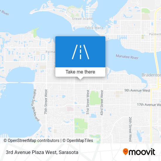 Mapa de 3rd Avenue Plaza West