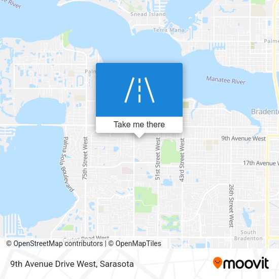 Mapa de 9th Avenue Drive West