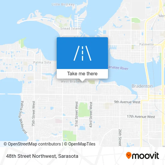 48th Street Northwest map