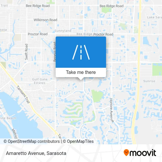 Amaretto Avenue map