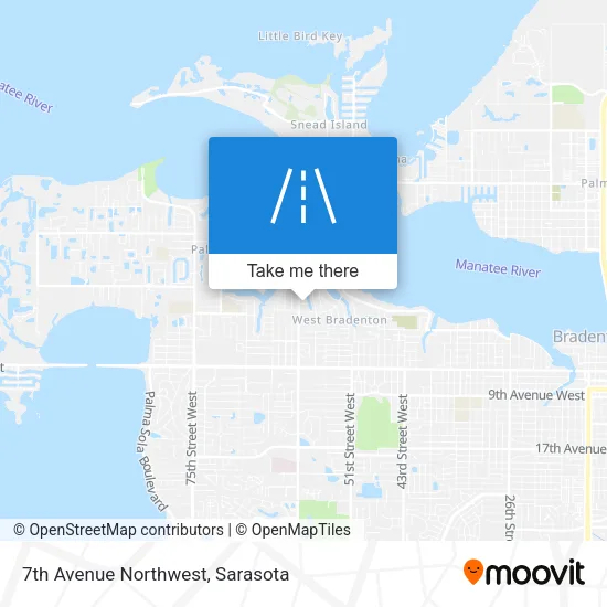 7th Avenue Northwest map