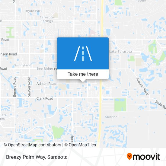 Breezy Palm Way map