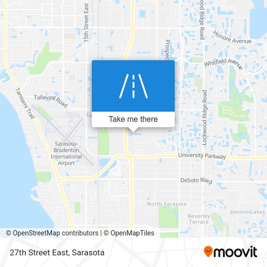 27th Street East map