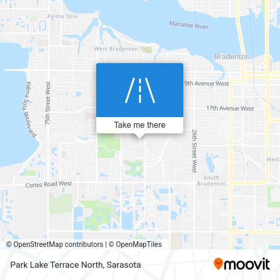 Park Lake Terrace North map