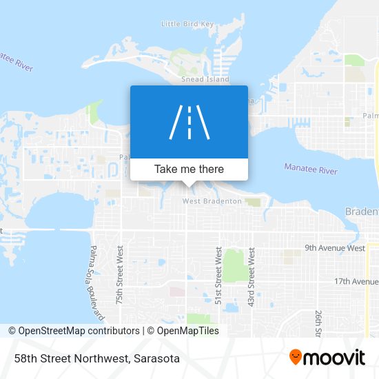 Mapa de 58th Street Northwest