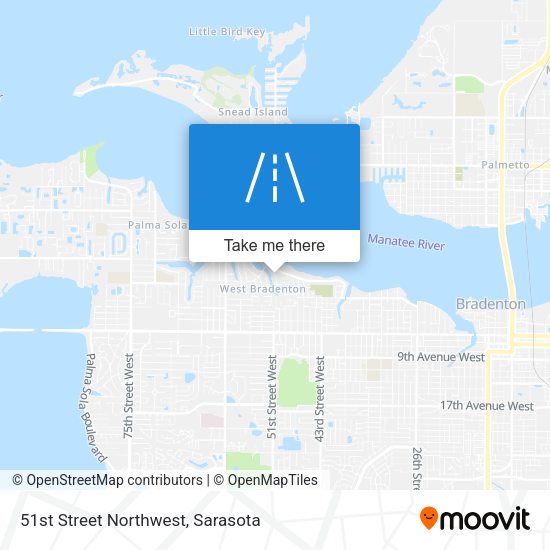 Mapa de 51st Street Northwest