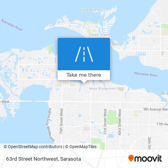 63rd Street Northwest map