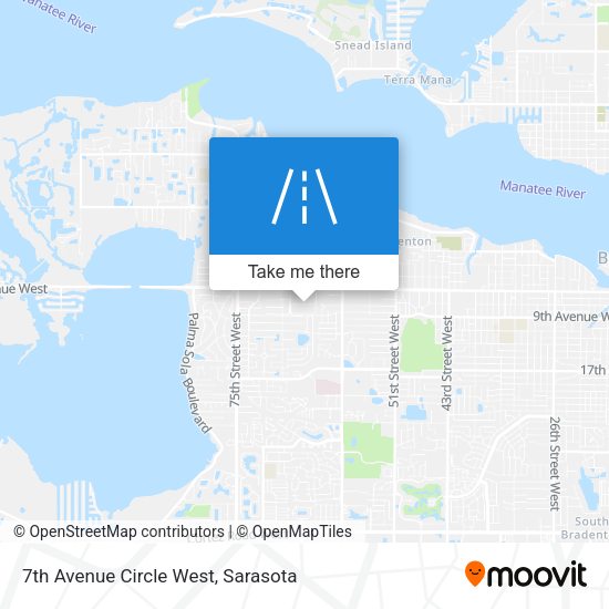 Mapa de 7th Avenue Circle West