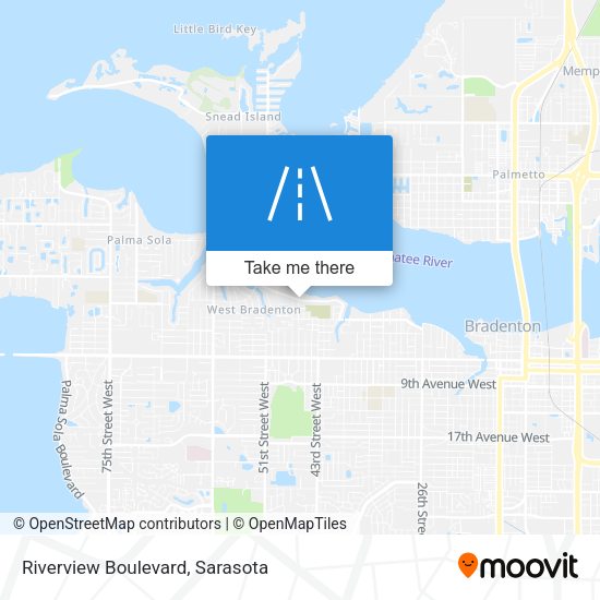 Mapa de Riverview Boulevard