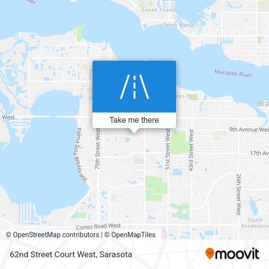 62nd Street Court West map