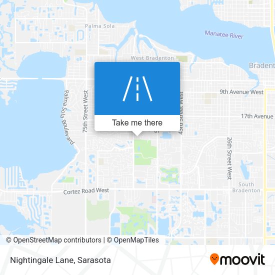 Mapa de Nightingale Lane