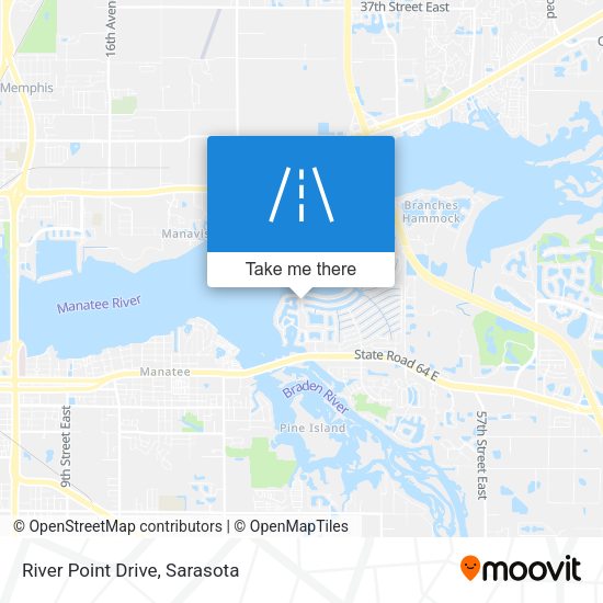 River Point Drive map