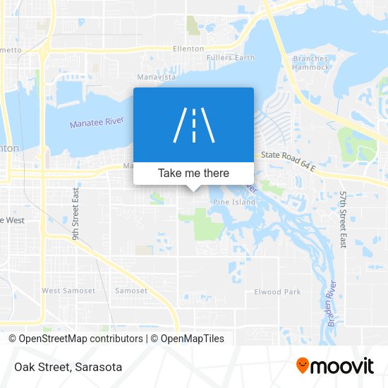 Mapa de Oak Street