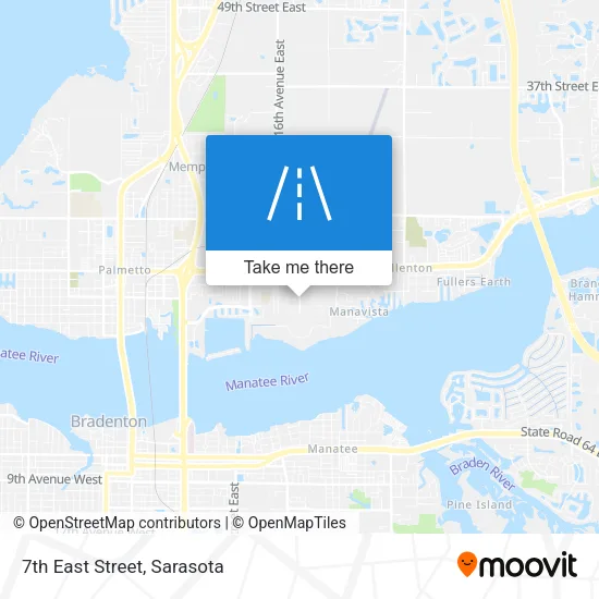 7th East Street map