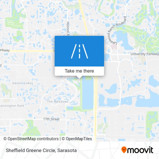 Mapa de Sheffield Greene Circle