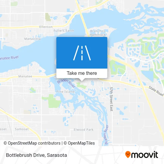 Bottlebrush Drive map