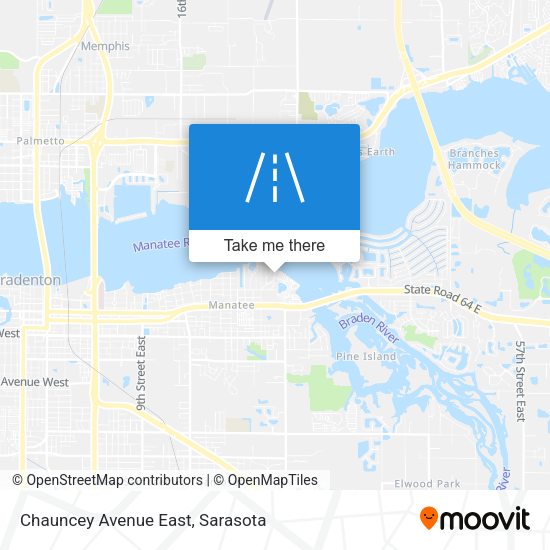 Chauncey Avenue East map