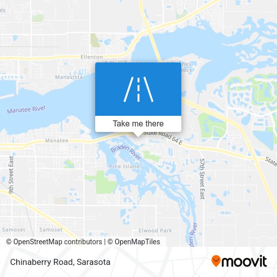 Mapa de Chinaberry Road