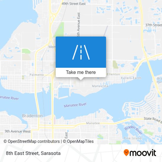 Mapa de 8th East Street