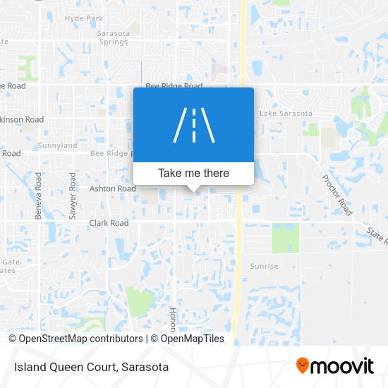 Island Queen Court map