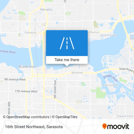 16th Street Northeast map