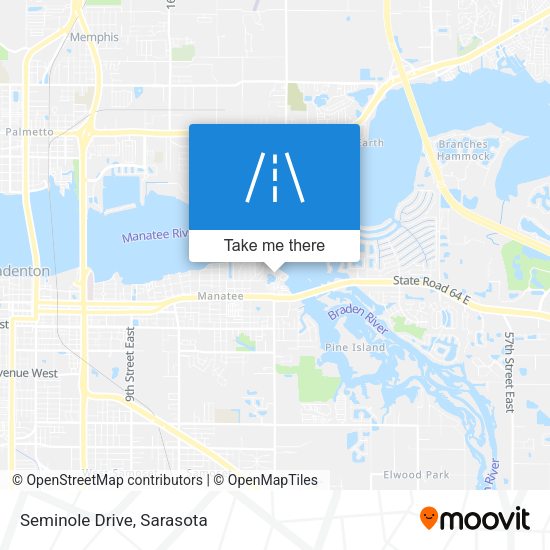 Mapa de Seminole Drive