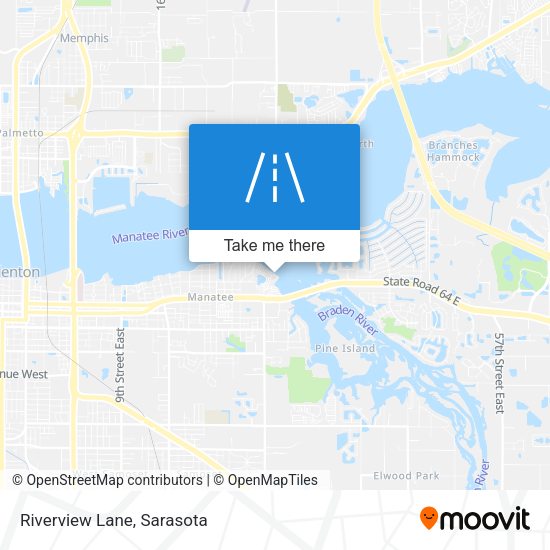 Riverview Lane map