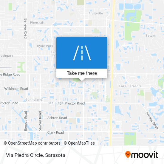 Via Piedra Circle map