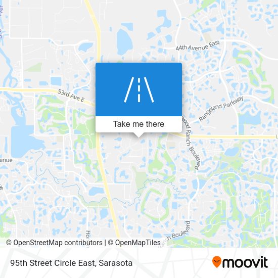95th Street Circle East map