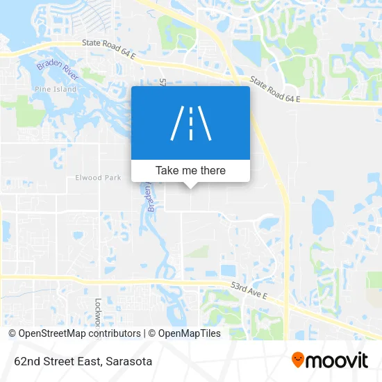 62nd Street East map