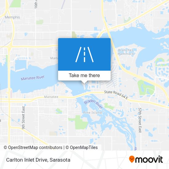 Carlton Inlet Drive map